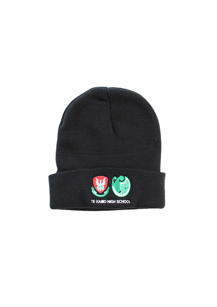 Te Kamo High School Beanie Black 1SZ