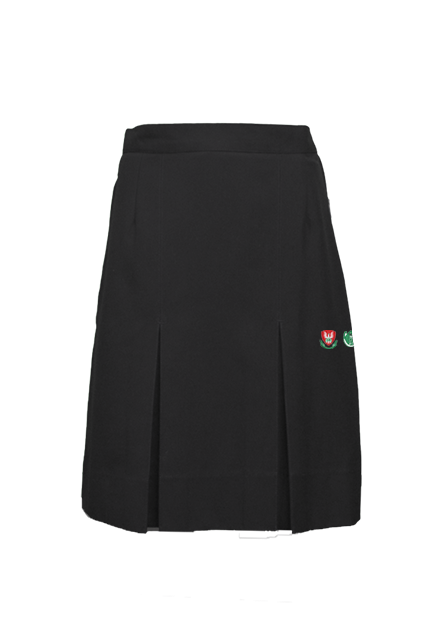 Te Kamo High School Mid-Length Skirt Black