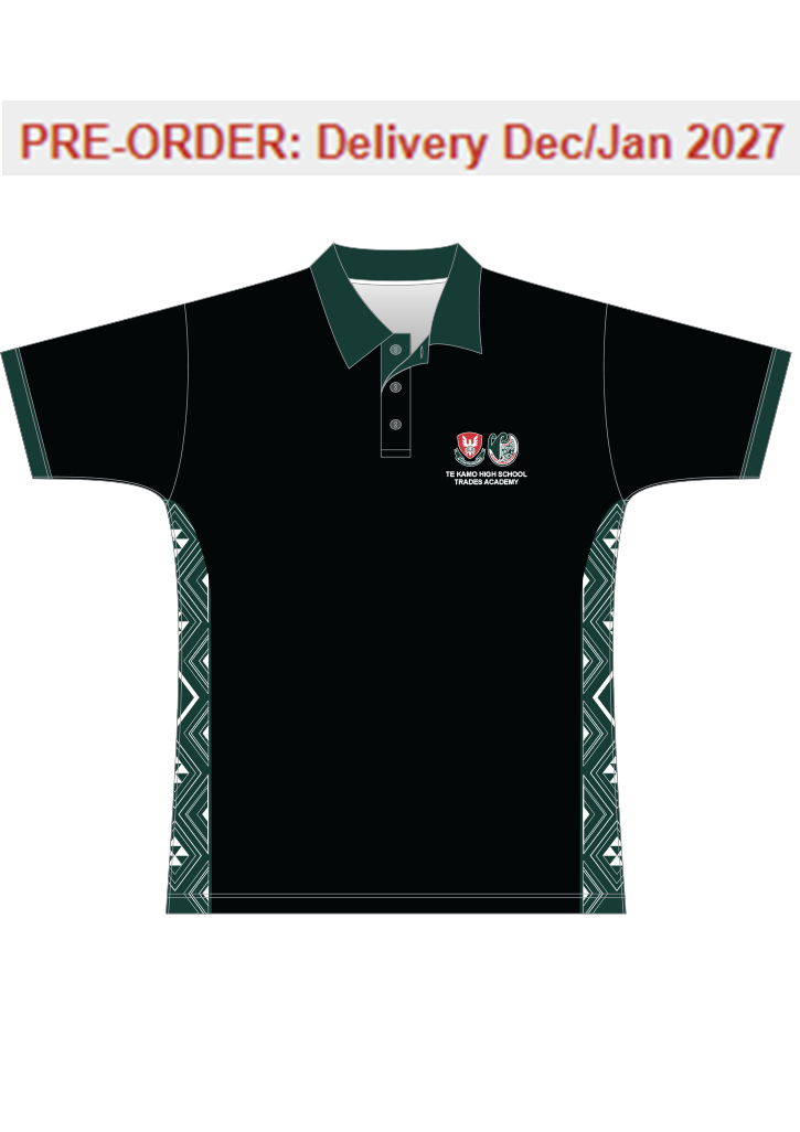 Te Kamo Trades Academy Polo Sublimated